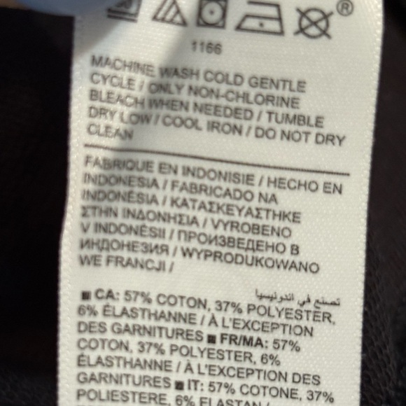 Athleta Black Sleeveless V-Neck Sweatshirt US XS oversized. NWT - Picture 7 of 14